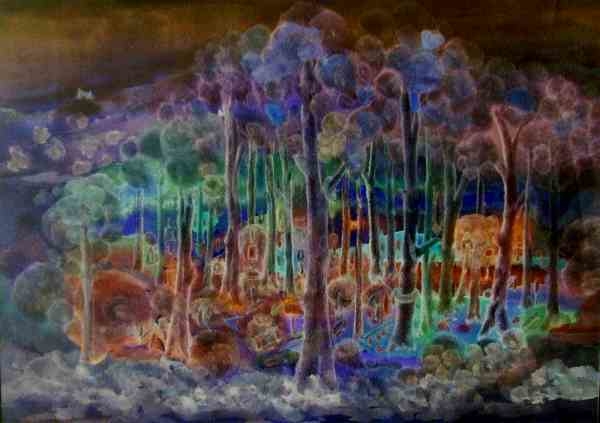 Aquarellzeichnung